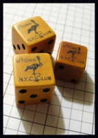 Dice : Dice - 6D - New York Stork Club Dice - KC Trade June 2012